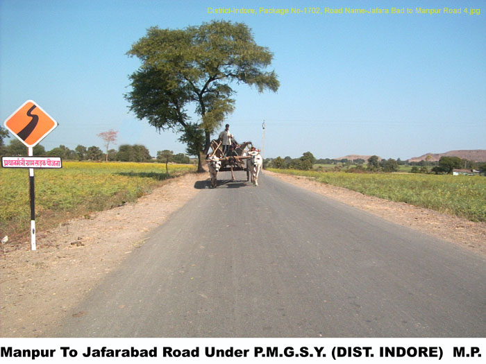 District-Indore, Package No-1702, Road Name-Jafara Bad to Manpur Road 4